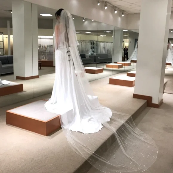 Demetrios Halter wedding dress